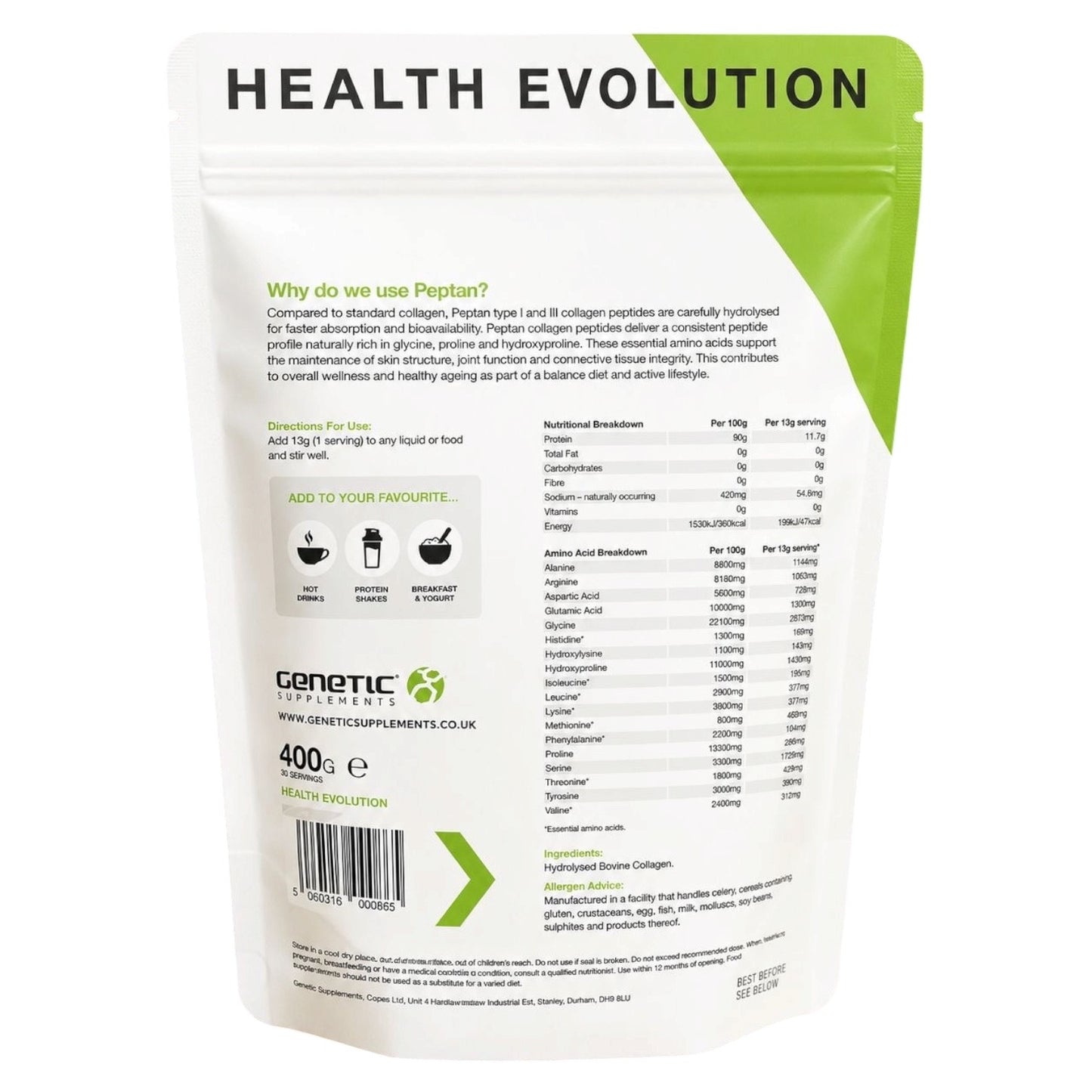 BOVINE COLLAGEN POWDER